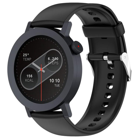 For CMF Watch 3 Pro / CMF Watch Pro2 Solid Color Silicone Watch Band(Black)