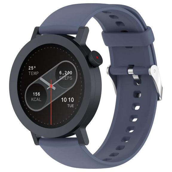For CMF Watch 3 Pro / CMF Watch Pro2 Solid Color Silicone Watch Band(Blue Gray)
