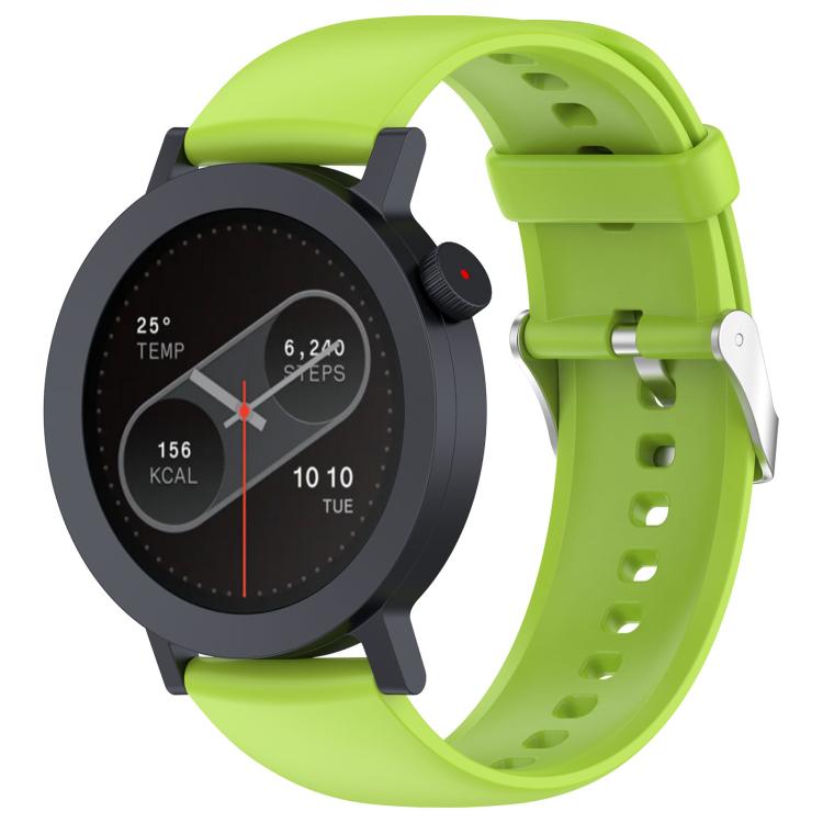 For CMF Watch 3 Pro / CMF Watch Pro2 Solid Color Silicone Watch Band(Lime)