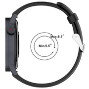 For CMF Watch 3 Pro / CMF Watch Pro2 Solid Color Silicone Watch Band(Black)
