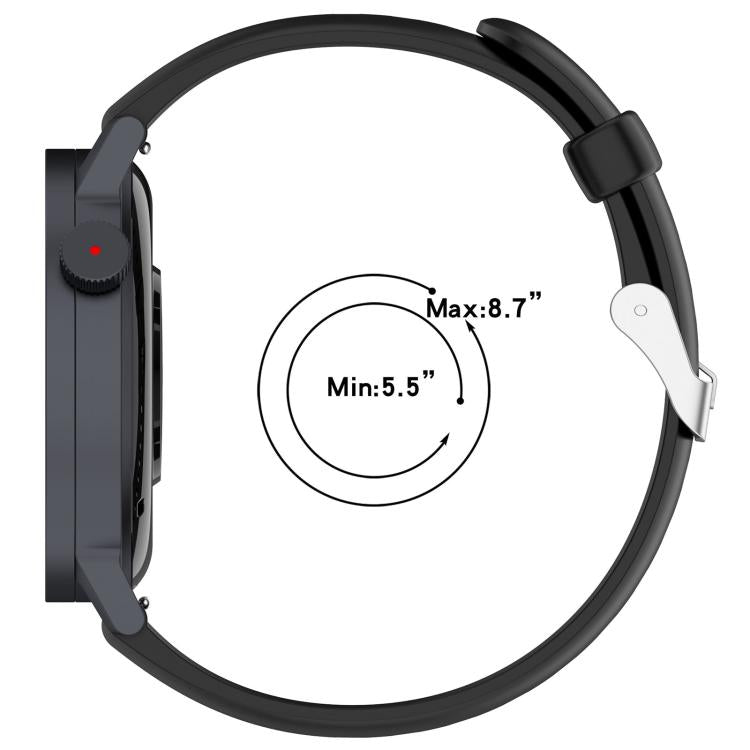 For CMF Watch 3 Pro / CMF Watch Pro2 Solid Color Silicone Watch Band(Navy Blue)