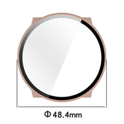 For Suunto Run Tempered Film Integrated PC Watch Protective Cover(Ivory White)