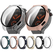 For Honor Watch 5 Ultra Tempered Film Integrated PC Watch Protective Cover(Pink)