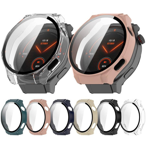For Honor Watch 5 Ultra Tempered Film Integrated PC Watch Protective Cover(Black)