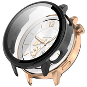 For OnePlus Watch 3 43mm Tempered Film Integrated PC Watch Protective Cover(Black)
