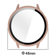 For OnePlus Watch 3 43mm Tempered Film Integrated PC Watch Protective Cover(Ivory White)