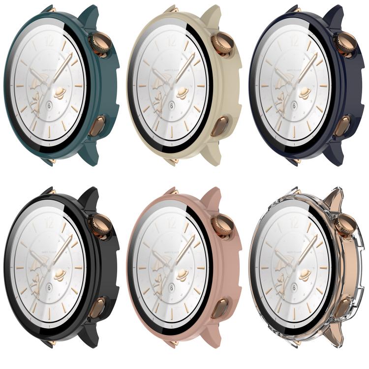 For OnePlus Watch 3 43mm Tempered Film Integrated PC Watch Protective Cover(Transparent)