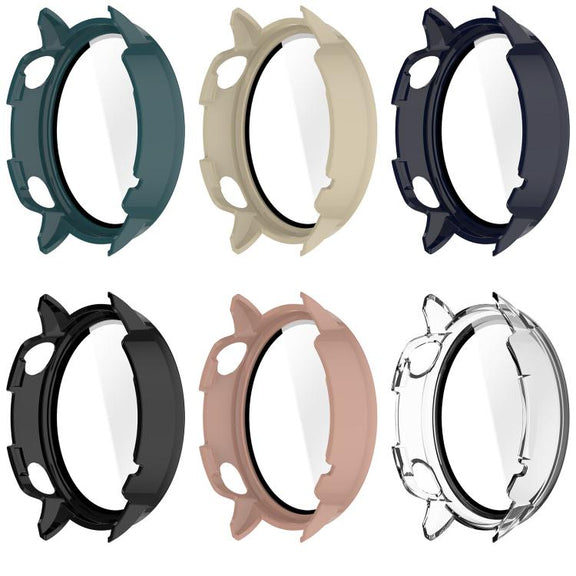 For OnePlus Watch 3 43mm Tempered Film Integrated PC Watch Protective Cover(Black)