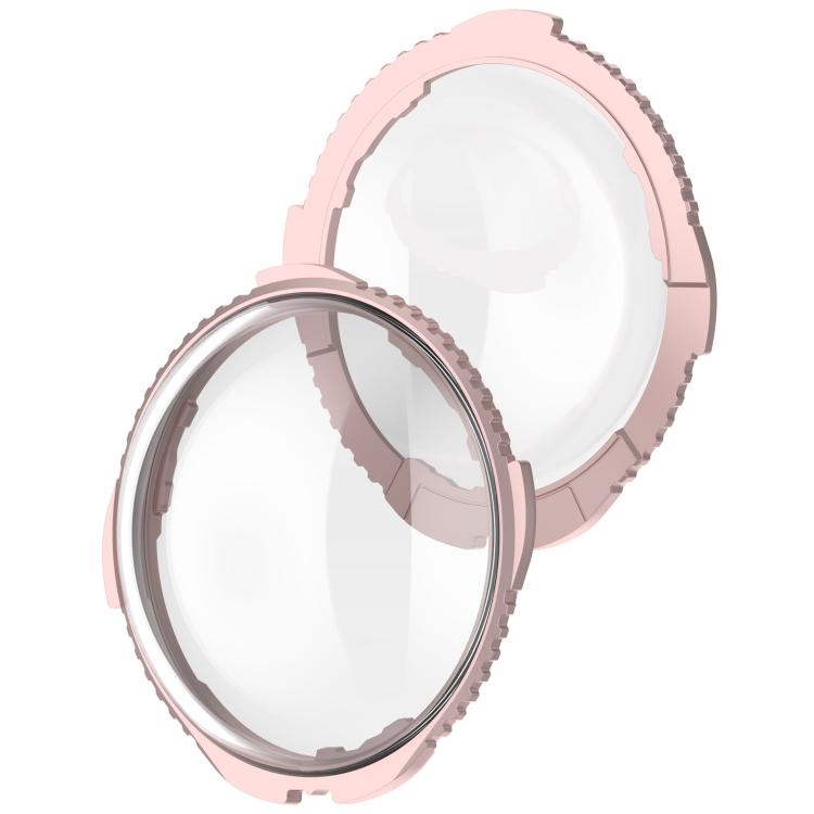 For Insta360 X5 Rotating Optical Tempered Glass Lens Guard Protective Cover(Pink)