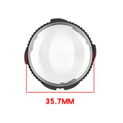 For Insta360 X5 Rotating Optical Tempered Glass Lens Guard Protective Cover(Silver)
