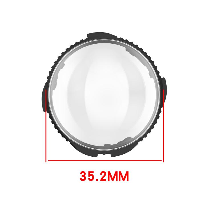 For Insta360 X4 Rotating Optical Tempered Glass Lens Guard Protective Cover(Pink)