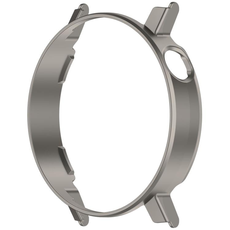 For CMF Watch 3 Pro Half Coverage Hollowed PC Watch Protective Cover(Titanium Steel Color)