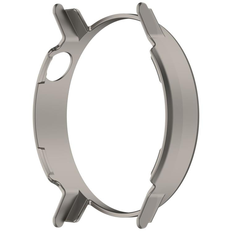 For CMF Watch 3 Pro Half Coverage Hollowed PC Watch Protective Cover(Titanium Steel Color)