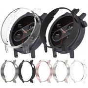 For CMF Watch 3 Pro Half Coverage Hollowed PC Watch Protective Cover(Titanium Steel Color)