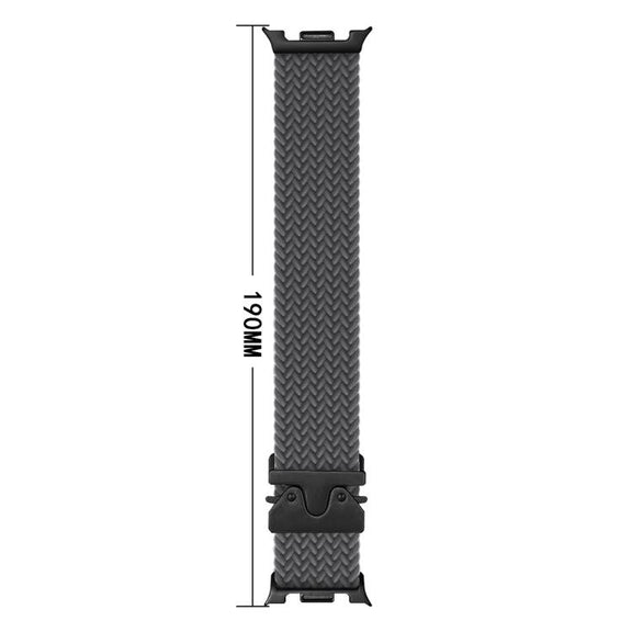 For Samsung Galaxy Watch8 / Watch8 Classic Parachute Buckle Braided Nylon Watch Band(Starlight)