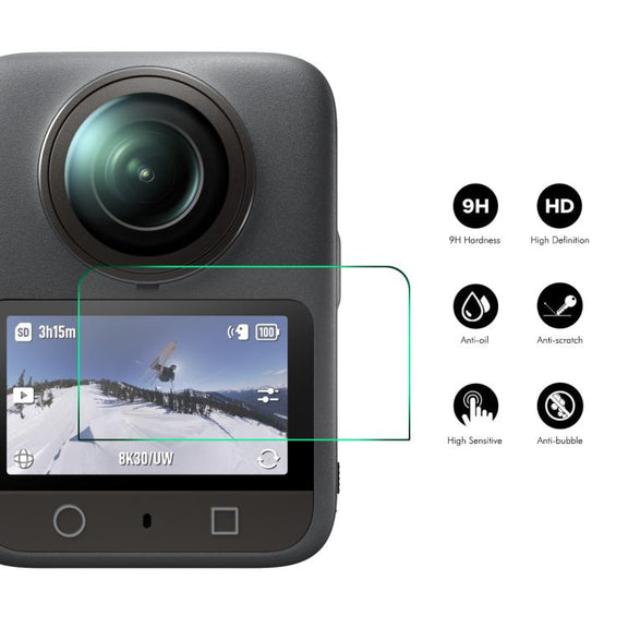 For DJI Osmo 360 ENKAY Hat-Prince 0.2mm 9H Tempered Glass Screen Protector Film