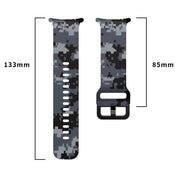 For Samsung Galaxy Watch Ultra 47mm / Ultra 2025 Printed Silicone Watch Band(Carbon Fiber Pattern)