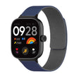 For Xiaomi Smart Band 9 Pro / Redmi Watch 5 Lychee Texture Soft Magnetic Silicone Watch Band(Blue Gray) - free shipping - PMC TechLife - Order now!