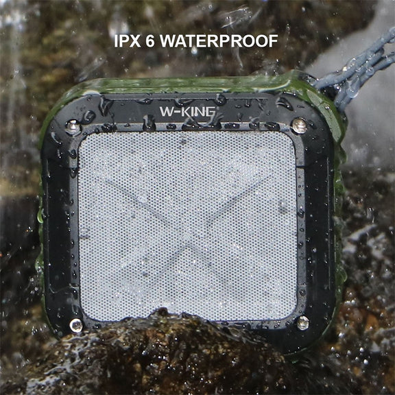 W-KING S7 Mini Wireless Water-resistant Loudspeaker With TF/FM/AUX/NFC Bluetooth Bike Speaker(black)