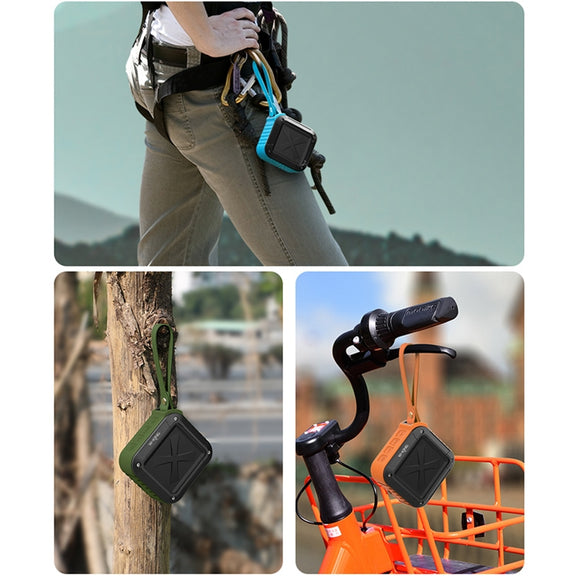 W-KING S7 Mini Wireless Water-resistant Loudspeaker With TF/FM/AUX/NFC Bluetooth Bike Speaker(black)