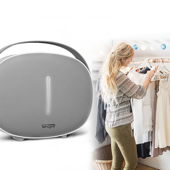 W-KING T8 HIFI Speaker 30W High Power Portable Bluetooth Speaker Wireless with FM Radio for Mobile Bluetooth Speaker(white)