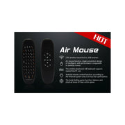 C120 2.4G Mini Keyboard Wireless Remote Mouse with 3-Gyro & 3-Gravity Sensor for PC / HTPC / IPTV / Smart TV and Android TV Box etc(Black)