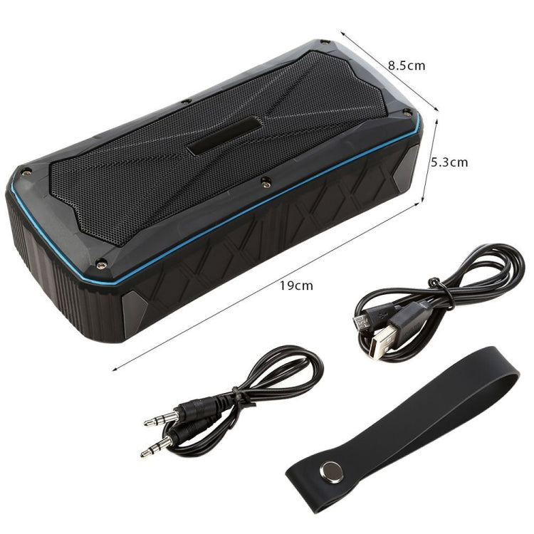 Portable Bluetooth Speaker Super Bass Stereo Wireless Speakers Support IP66 Water-resistant Emergency Charging Handsfree TF