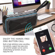 Portable Bluetooth Speaker Super Bass Stereo Wireless Speakers Support IP66 Water-resistant Emergency Charging Handsfree TF