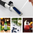 RZ136 Refractometer Fruit Wine Meter Sugar Portable Auto Brix 0~32% Alcohol 0~26% Fruit Juice Wine Sugar Meter Refractometer - Digital Refractometer by PMC TechLife | Online Shopping South Africa | PMC TechLife | Buy Now Pay Later Mobicred