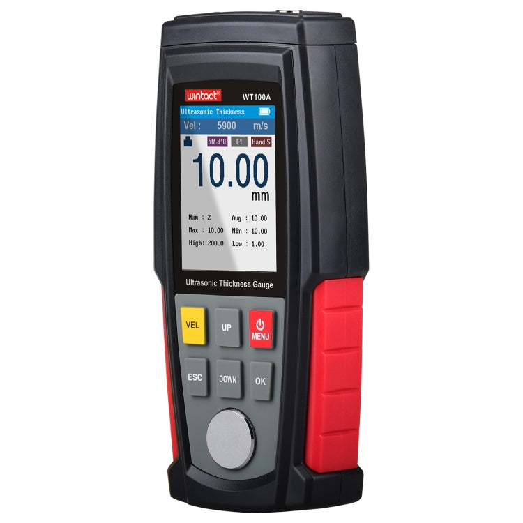 Wintact WT100A Digital Ultrasonic Thickness Gauge Meter Tester USB Charging Digital Thickness Metal Tester High Precision