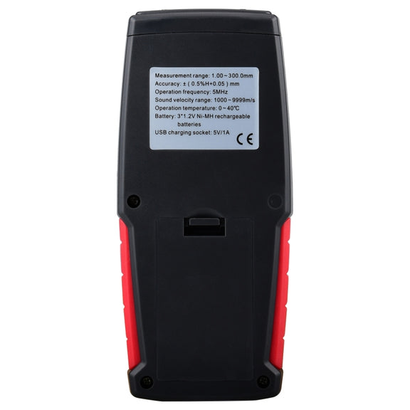 Wintact WT100A Digital Ultrasonic Thickness Gauge Meter Tester USB Charging Digital Thickness Metal Tester High Precision
