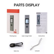 LS-1 Laser Rangefinder Distance Meter 40m Handheld Mini Rechargeable LCD Digital Laser Distance Meter 131ft Laser Range Finder