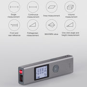 LS-P Laser Rangefinder Distance Meter 40m Handheld Mini Rechargeable LCD Digital Laser Distance Meter 131ft Laser Range Finder