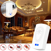 Ultrasound Mouse Cockroach Pest Repeller Device Insect Rats Spiders Mosquito Killer Pest Control Household Pest Rejecter(US Plug)