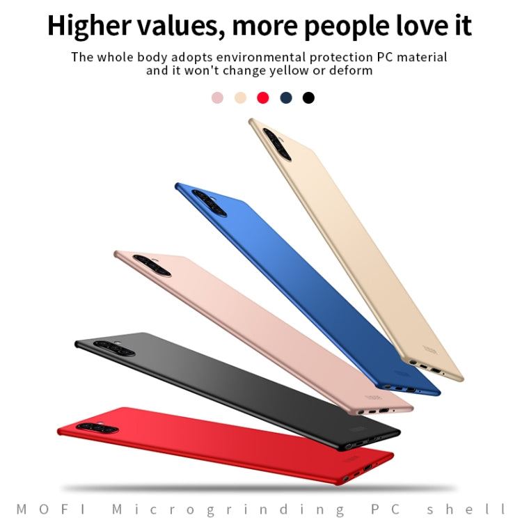 MOFI Frosted PC Ultra-thin Hard Case for Galaxy Note10(Gold)