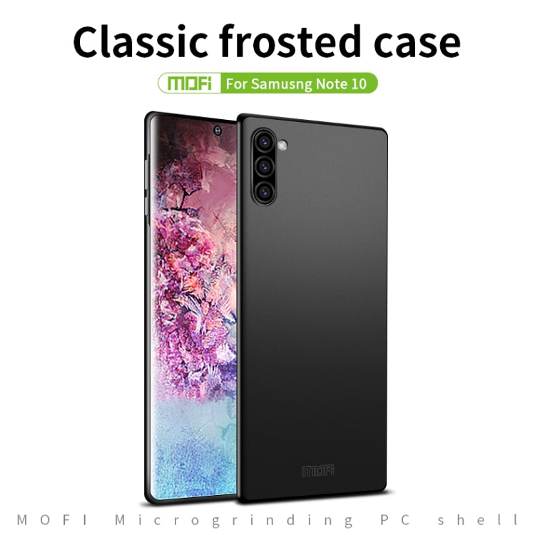 MOFI Frosted PC Ultra-thin Hard Case for Galaxy Note10(Red)