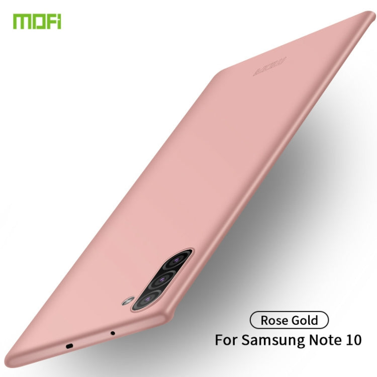 MOFI Frosted PC Ultra-thin Hard Case for Galaxy Note10(Rose gold)