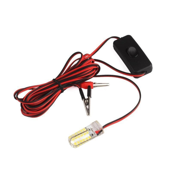 3W 48 LEDs SMD 2835 500LM Boat Fishing Lighting Attract Fish Underwater Night Lights(Warm White)