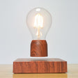 Retro Magnetic Floating Bulb Wood Color Substrate LED Home Decoration Lamp - Novelty Lighting by PMC TechLife | Online Shopping South Africa | PMC TechLife | Buy Now Pay Later Mobicred