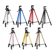 Portable Phone Live Selfie 3366 Tripod Stand DV SLR Camera Self-timer Full Light Bracket(Black)