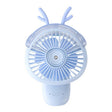 Desktop Folding Spray Mini Fan Cartoon Humidification Water Jet Fan(Blue) - Electric Fans by PMC TechLife | Online Shopping South Africa | PMC TechLife | Buy Now Pay Later Mobicred