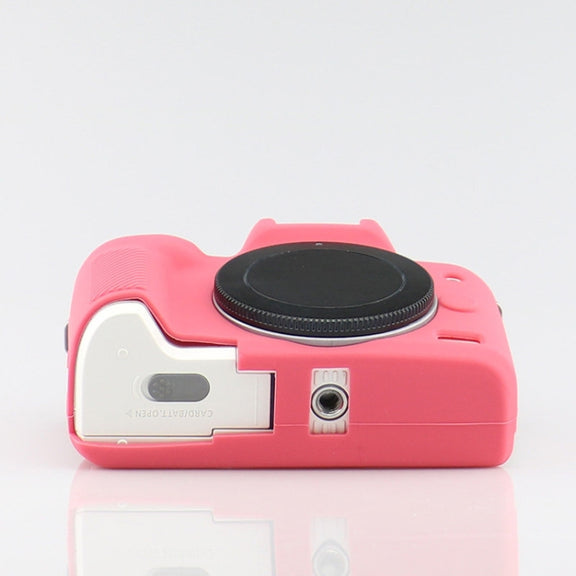 Richwell  Silicone Armor Skin Case Body Cover Protector for Canon EOS M50 Body Digital Camera(Red)