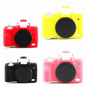 Richwell  Silicone Armor Skin Case Body Cover Protector for Canon EOS M50 Body Digital Camera(Red)