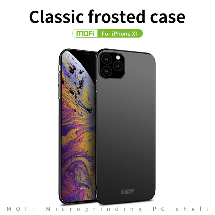 For iPhone 11 Pro MOFI Frosted PC Ultra-thin Hard Case (Red)