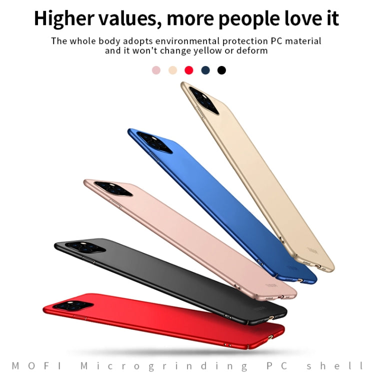 For iPhone 11 Pro MOFI Frosted PC Ultra-thin Hard Case (Red)