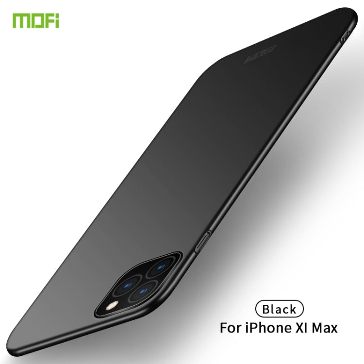 For iPhone 11 Pro Max MOFI Frosted PC Ultra-thin Hard Case (Black)