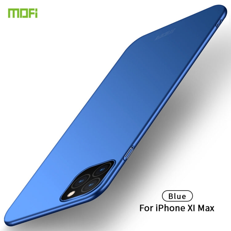 For iPhone 11 Pro Max MOFI Frosted PC Ultra-thin Hard Case (Blue)