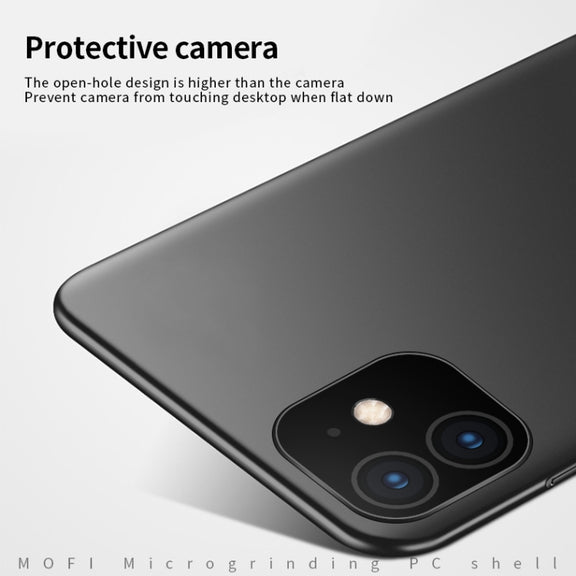 For iPhone 11 MOFI Frosted PC Ultra-thin Hard Case (Blue)