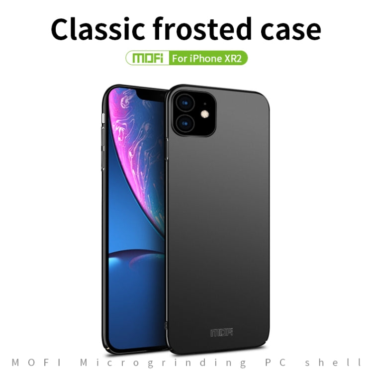 For iPhone 11 MOFI Frosted PC Ultra-thin Hard Case (Red)