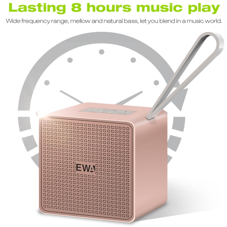 EWA A105 High Hidelity Bluetooth Speaker, Small Size High  Power Bass, TWS Bluetooth Technology Support TF(Gold)